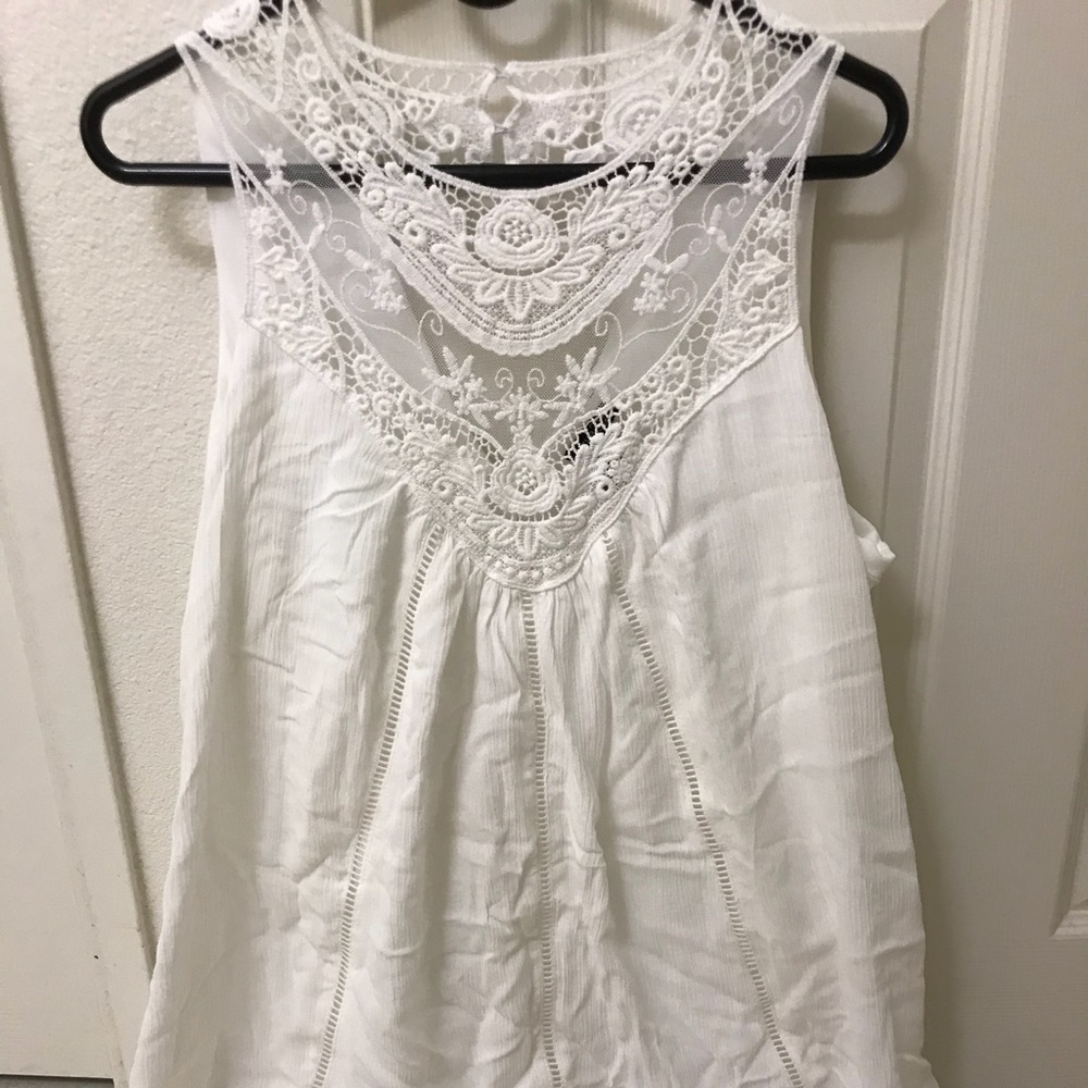 Rue21 White Lace Swing Dress